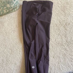 Lululemon full length purple leggings, size 4!